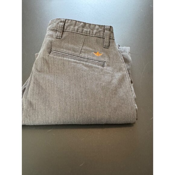 Dockers Gray Pinstripe Chino Pants Slim Taper Size 32 x 29 - Picture 3 of 12